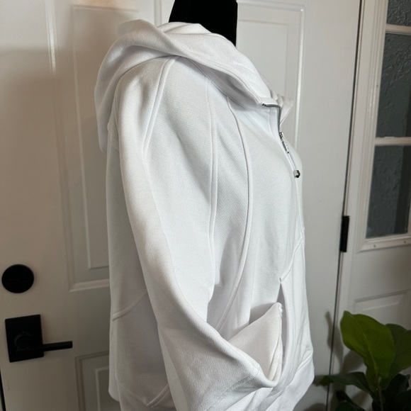 NWT - lululemon Scuba Oversized Full Zip - White - Size:  XL/XXL - Picture 7 of 13
